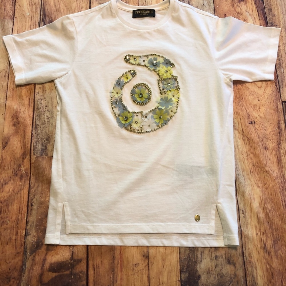 Girls’ top by Trussardi, size 5-6